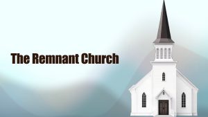 The Remant Church – Nicolas Chinchurreta – 8/30/25
